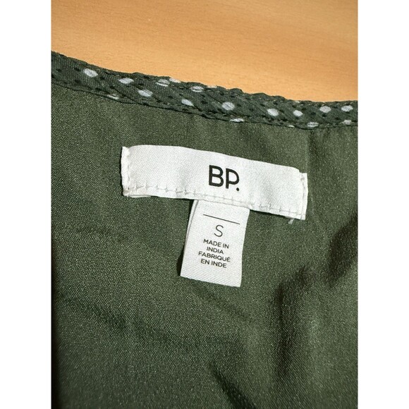 BP Womens Dress S Small Green Short Sleeve V Neck - Picture 4 of 7